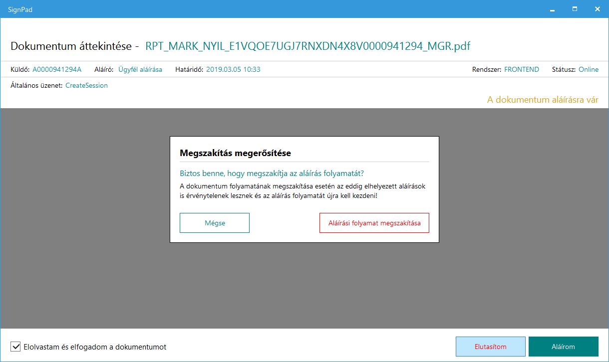 MySigno Android telepítés